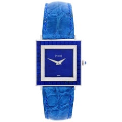 Piaget - Montre à cadran Lapis Lazuli en or blanc