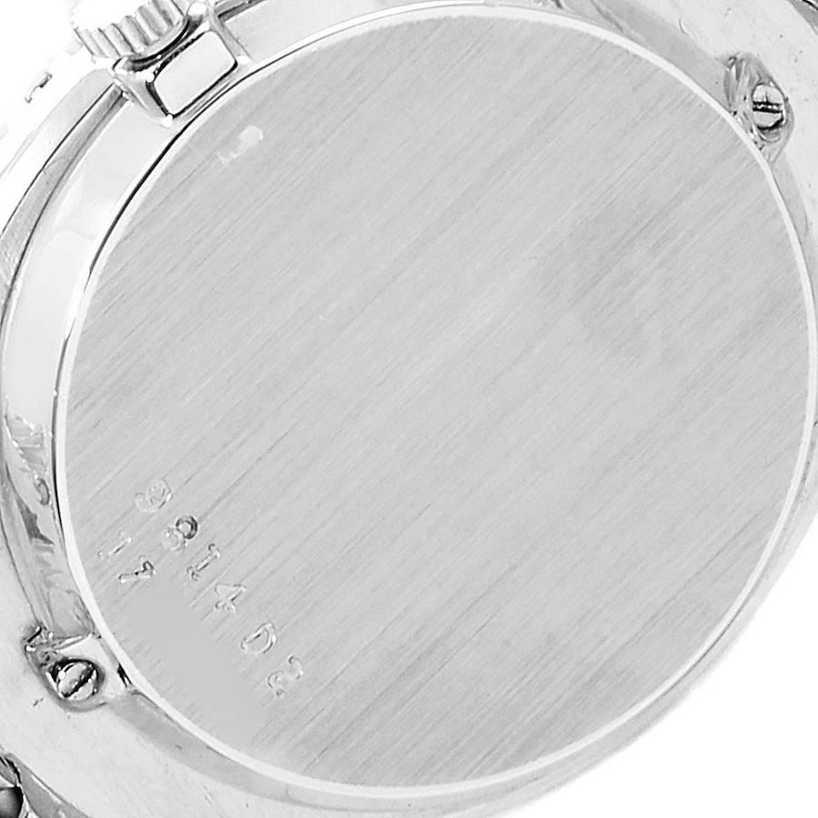 Piaget White Gold Lapis Lazuri Dial Diamond Vintage Cocktail Ladies Watch 9814 For Sale 2