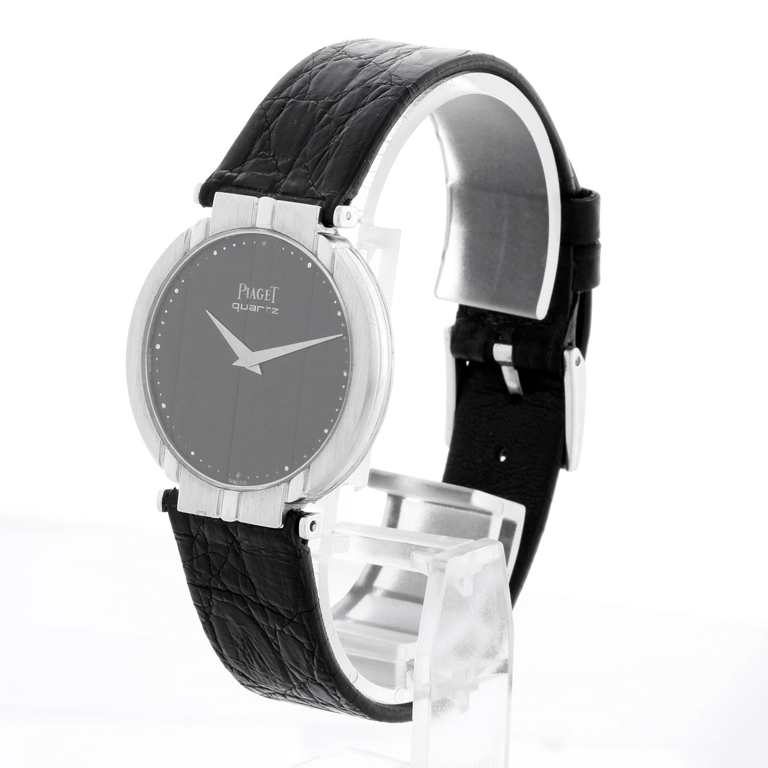 Piaget Weißgold Herren-Polo-Dress-Uhr Ref. 7673 für Damen oder Herren im Angebot