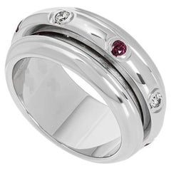 Piaget White Gold Ruby & Diamond Possession Ring