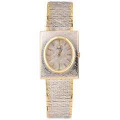Vintage Piaget Women's Ultra-Thin 18 Karat Two-Tone Gold Hand-Winding Watch