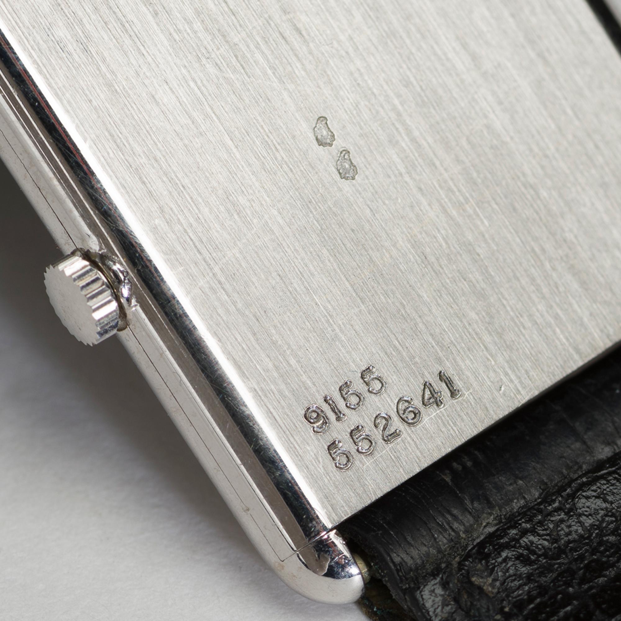 Piaget Wrist Watch in 18k white gold and black lacquered dial For Sale 2