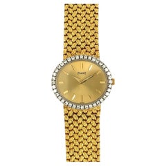 Piaget Yellow Gold and Diamond Watch