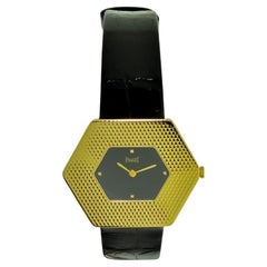 Piaget Yellow Gold Asymmetrical Machined Manual Winding Dress Watch