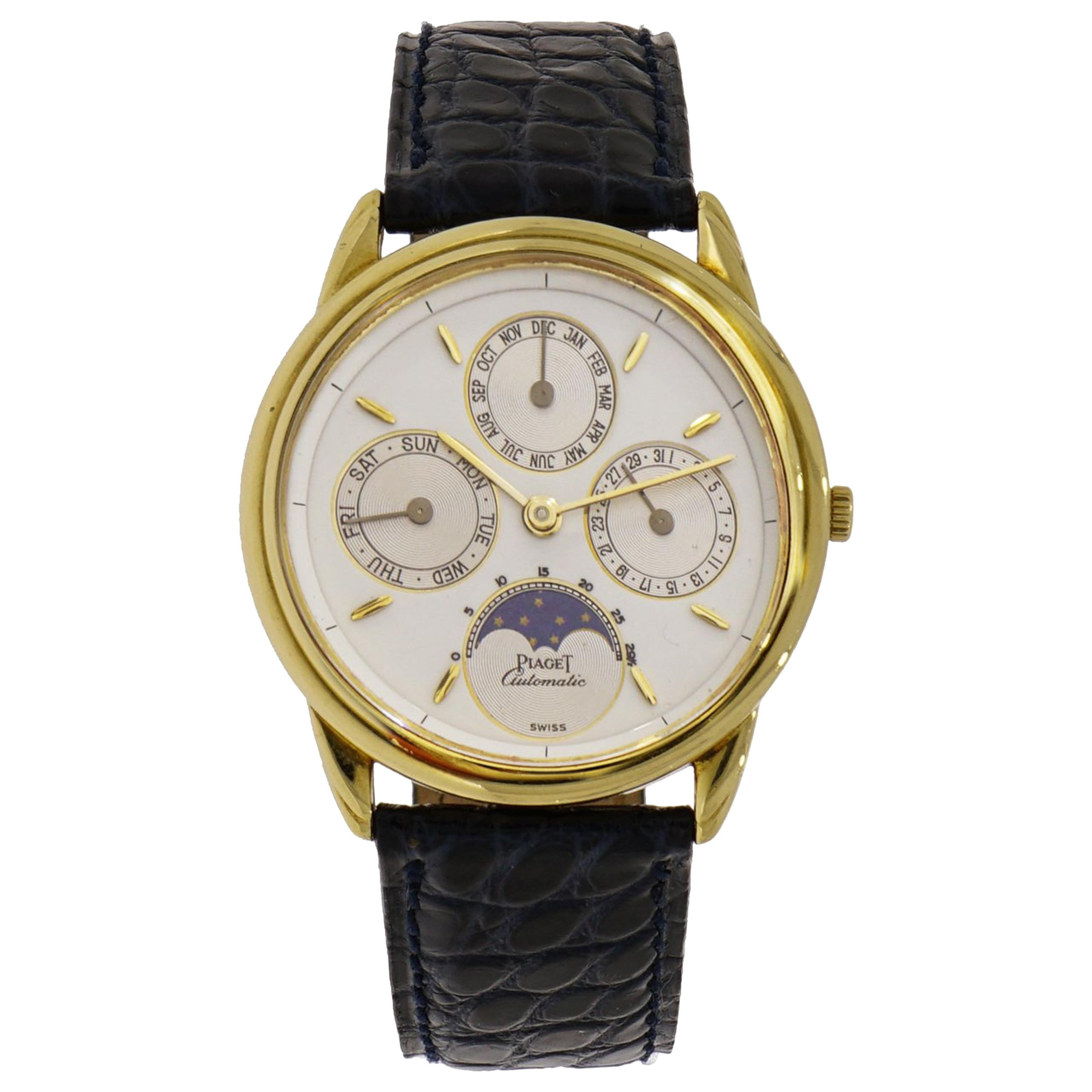 Piaget Yellow Gold Complete Calendar self-winding Wristwatch