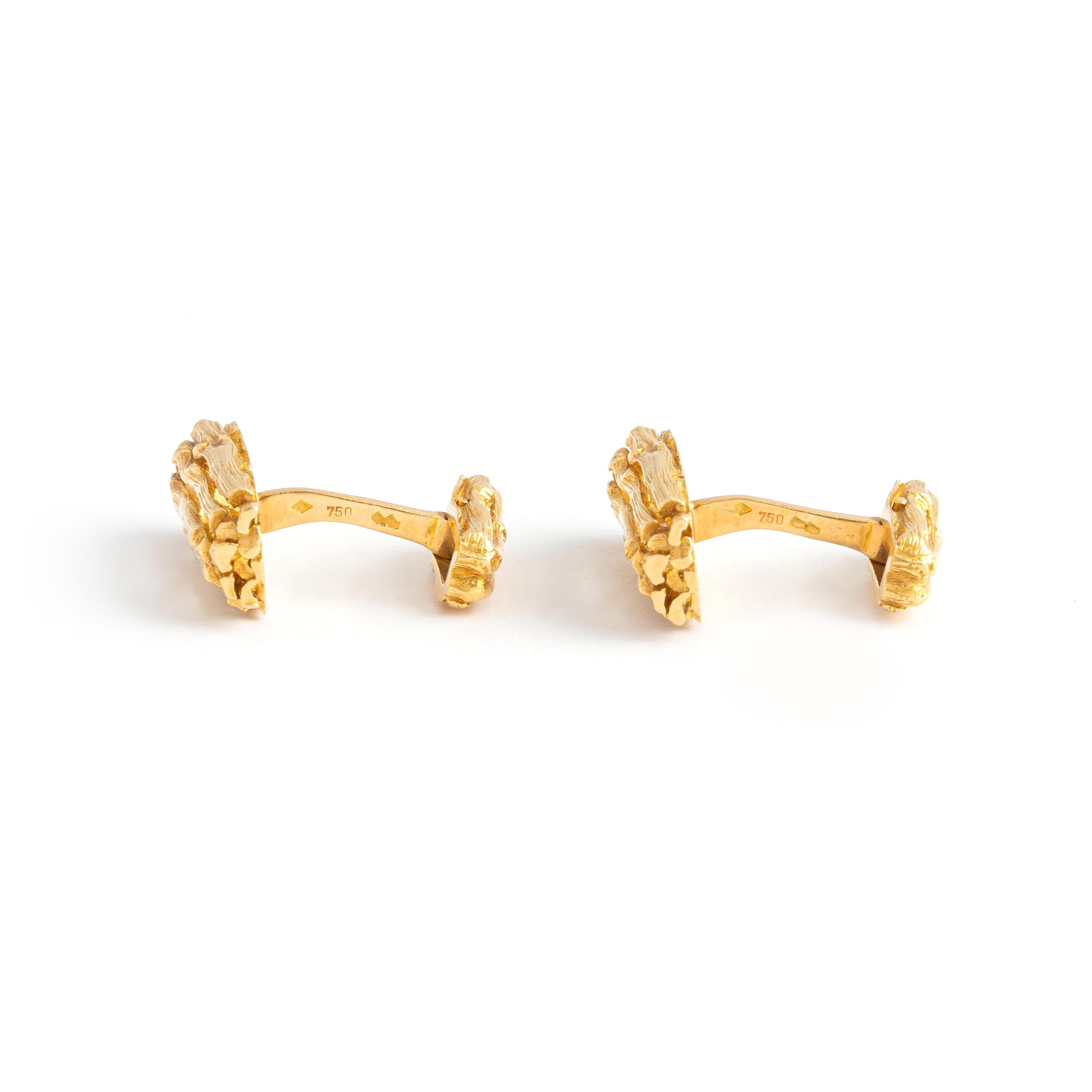 Men's Piaget yellow gold Cufflinks 1970S