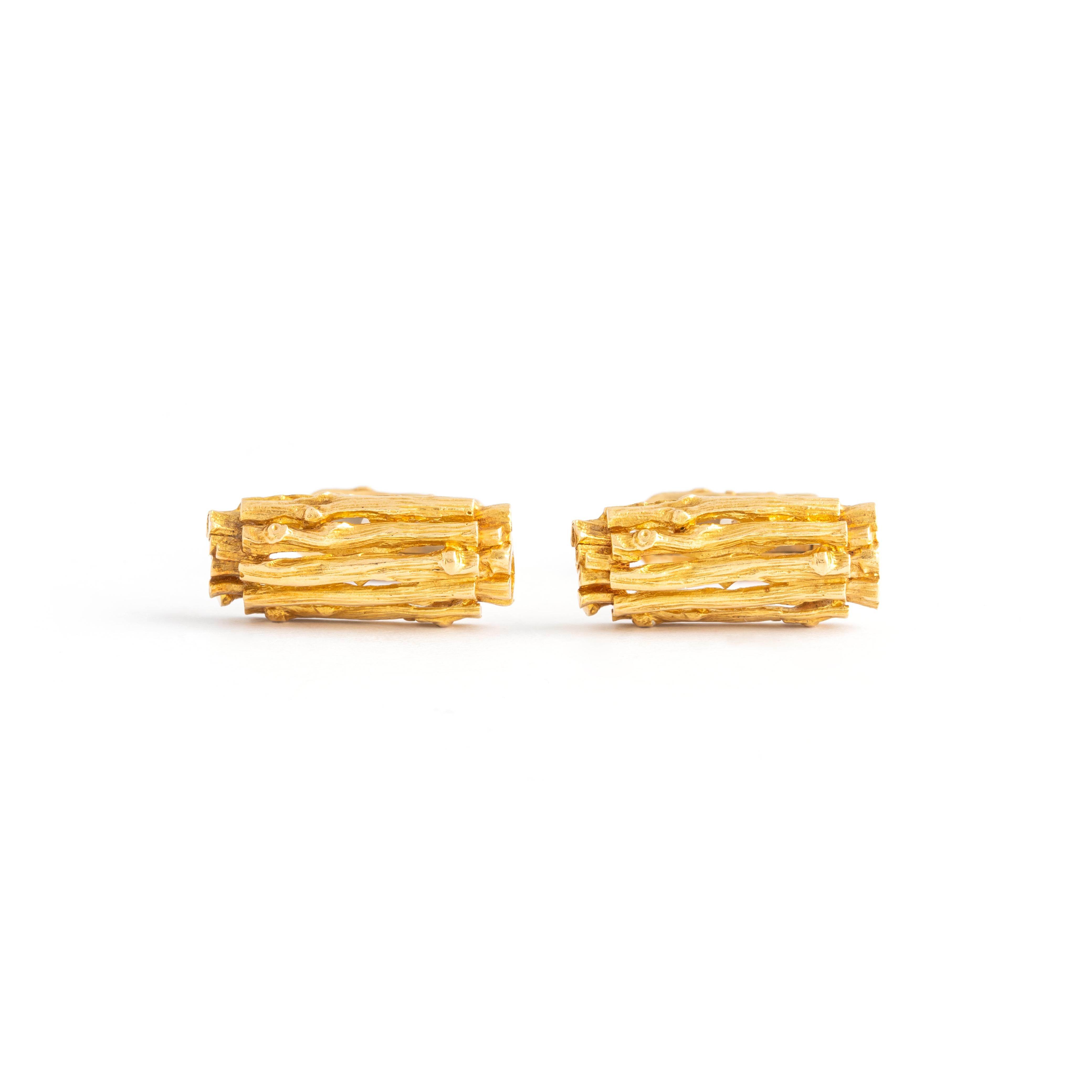 Piaget yellow gold Cufflinks 1970S 2