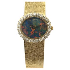 Piaget Yellow Gold Diamond and Opal Dial Ladies Quartz Watch