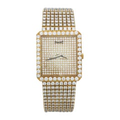Piaget Yellow Gold Diamond Wristwatch, circa 1990