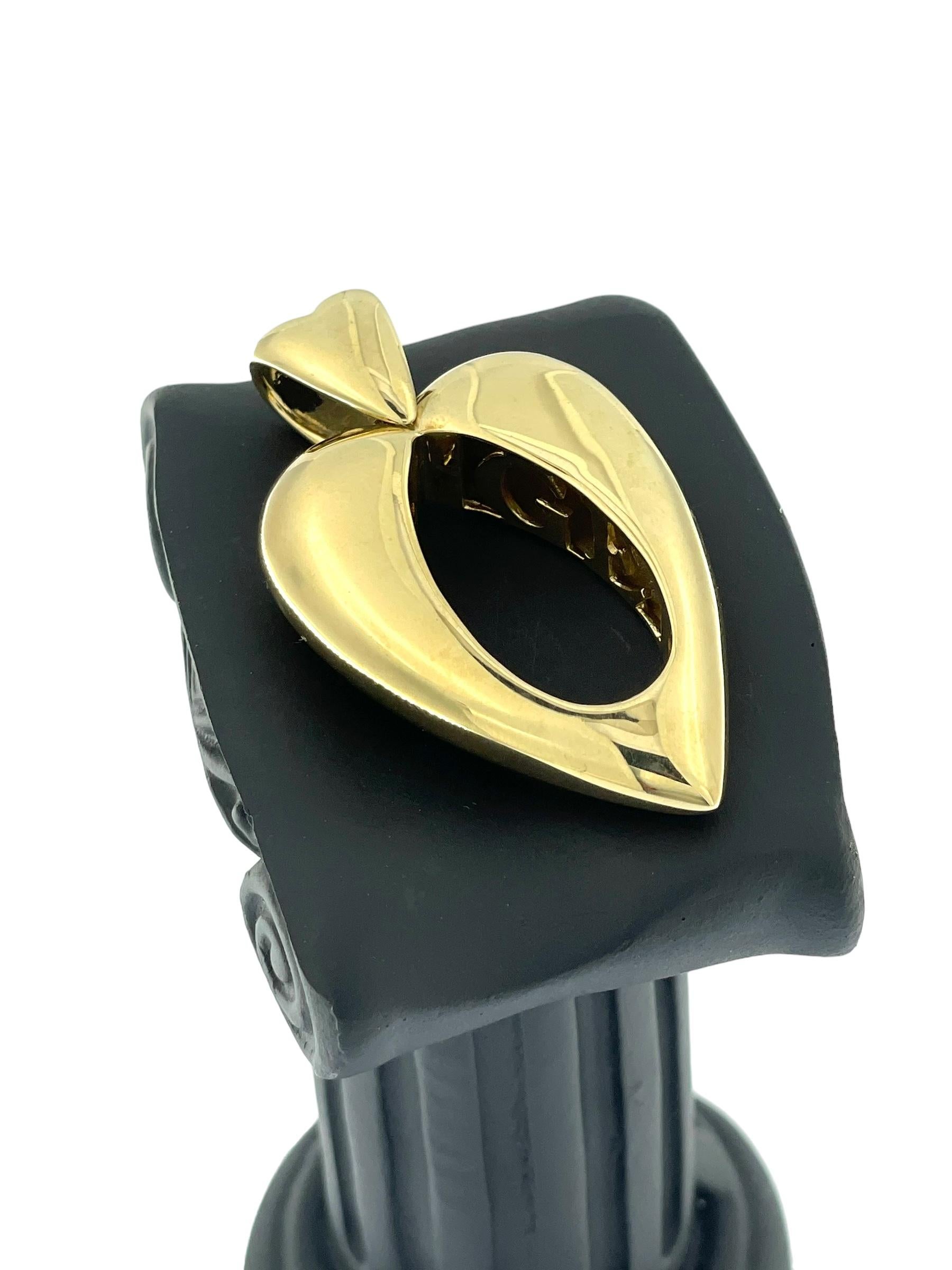 Piaget Pendentif cœur en or jaune Unisexe en vente