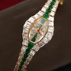 Piaget Yellow Gold Limelight Diamond and Emerald Watch