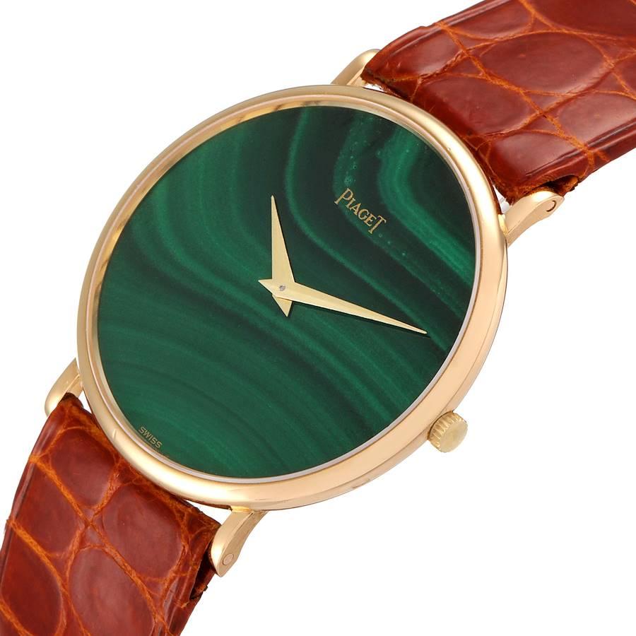 piaget malachite watch