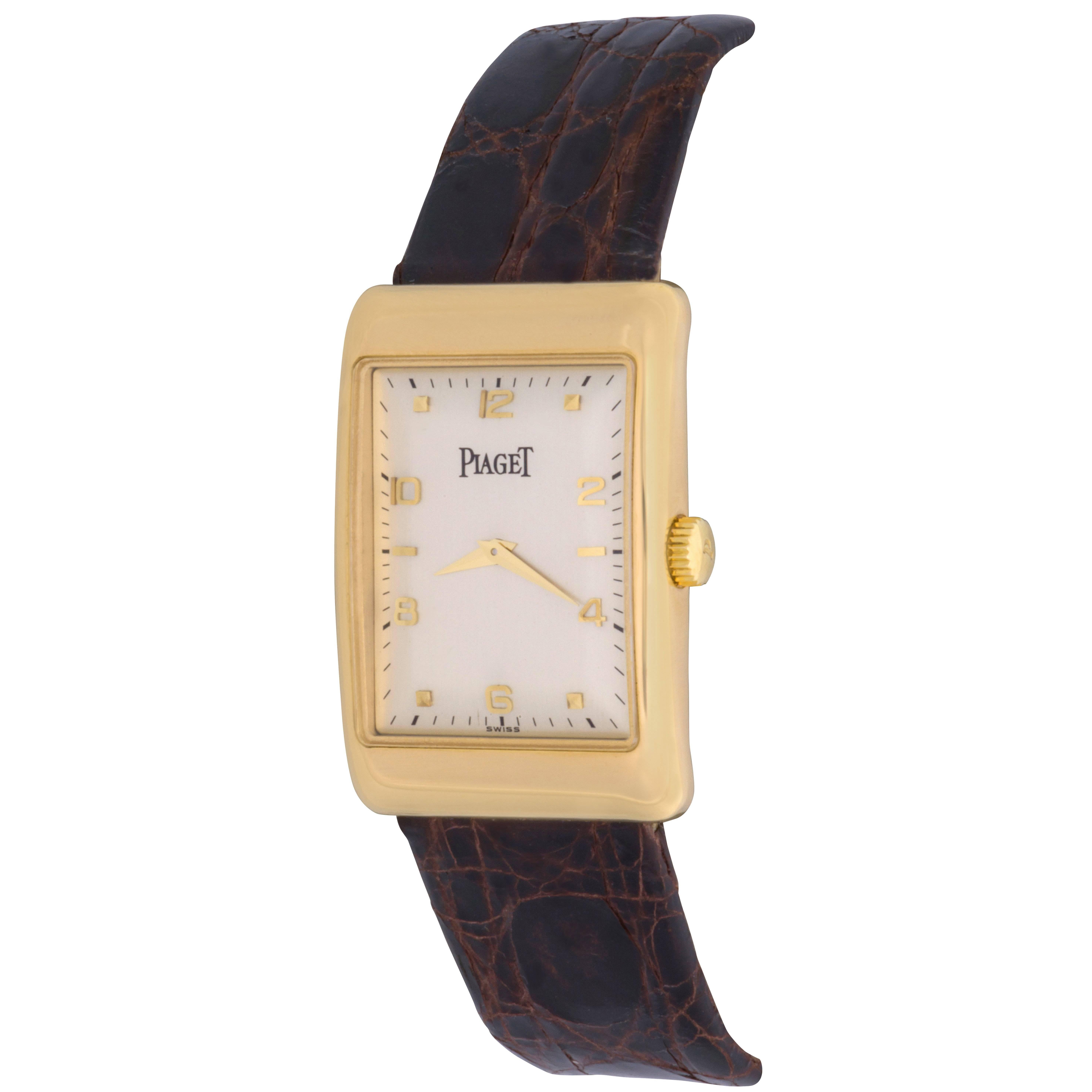 Piaget Yellow Gold Manual Wind Wristwatch Ref 9952