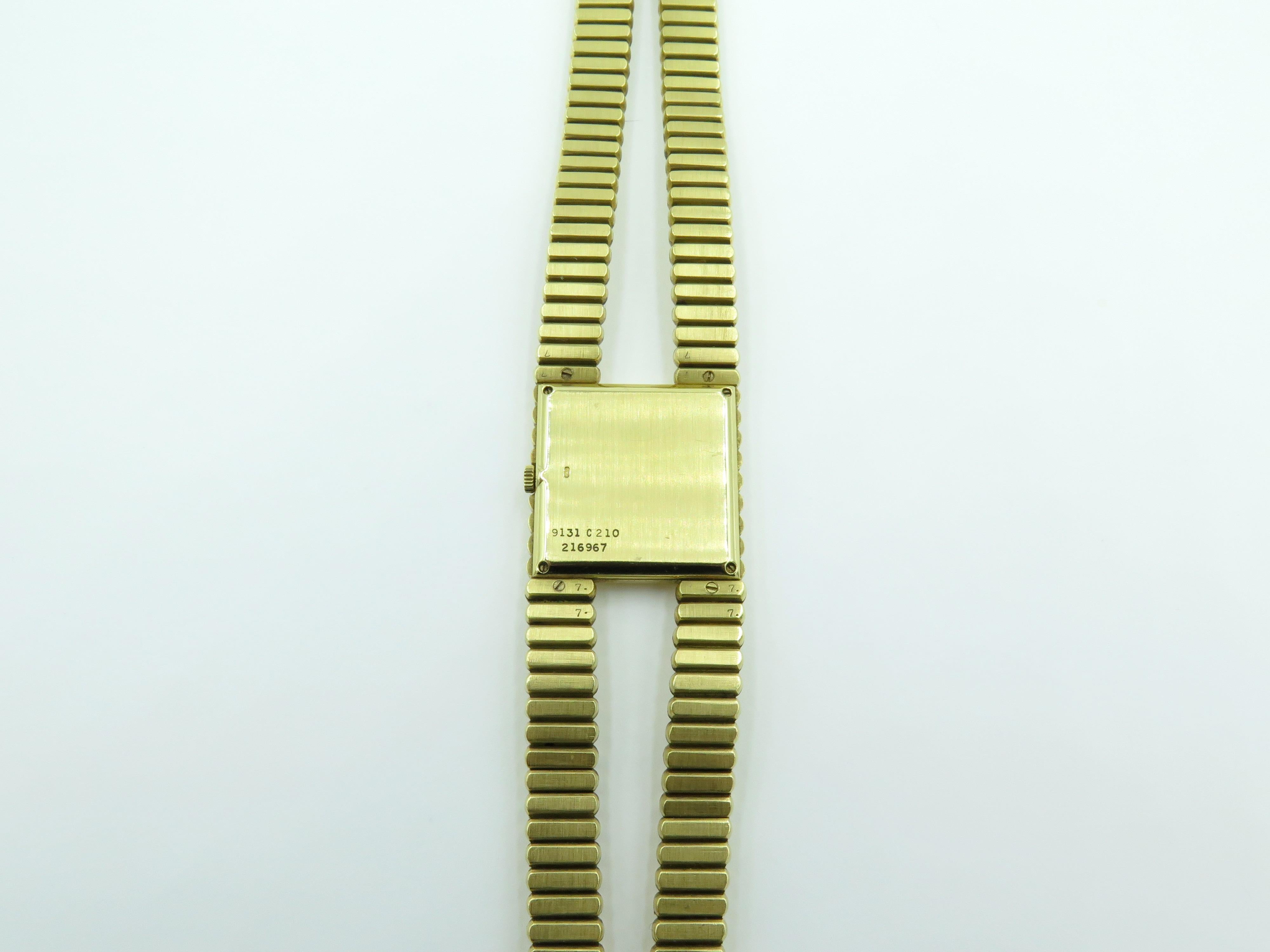 Women's or Men's Piaget Yellow Gold mechanical Wristwatch, circa 1970