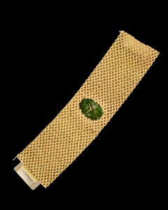 Piaget Yellow Gold Nephrite Wristwatch, circa 1970