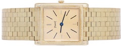 Piaget Yellow Gold Rectangular Dress Manual-Wind Wristwatch