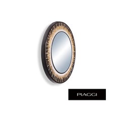 Piaggi Supernova Glass Mosaic Round Mirror 120cm