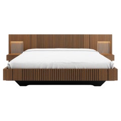 Piana 193cm Size Bed with 2 Drawers Without Leds