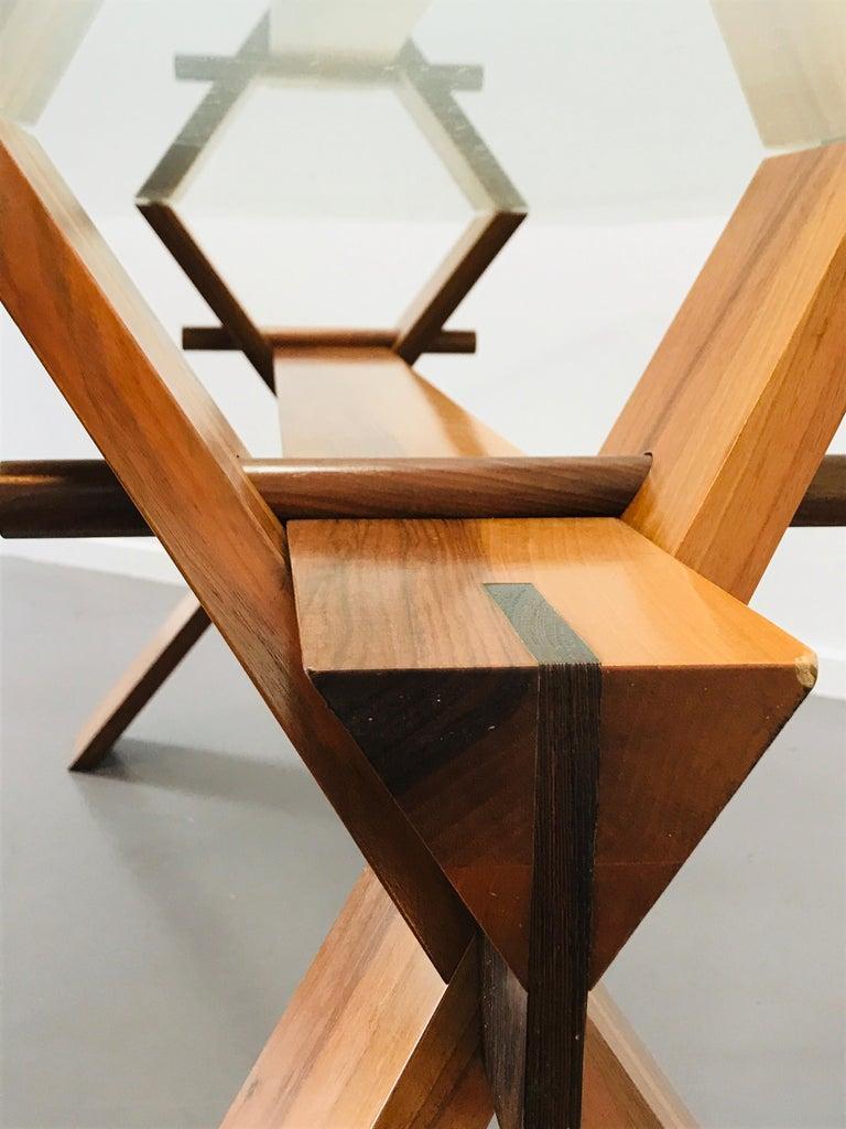Piana Table Designed by Alfredo Simonit & Giorgio del Piero for Bross For Sale 4