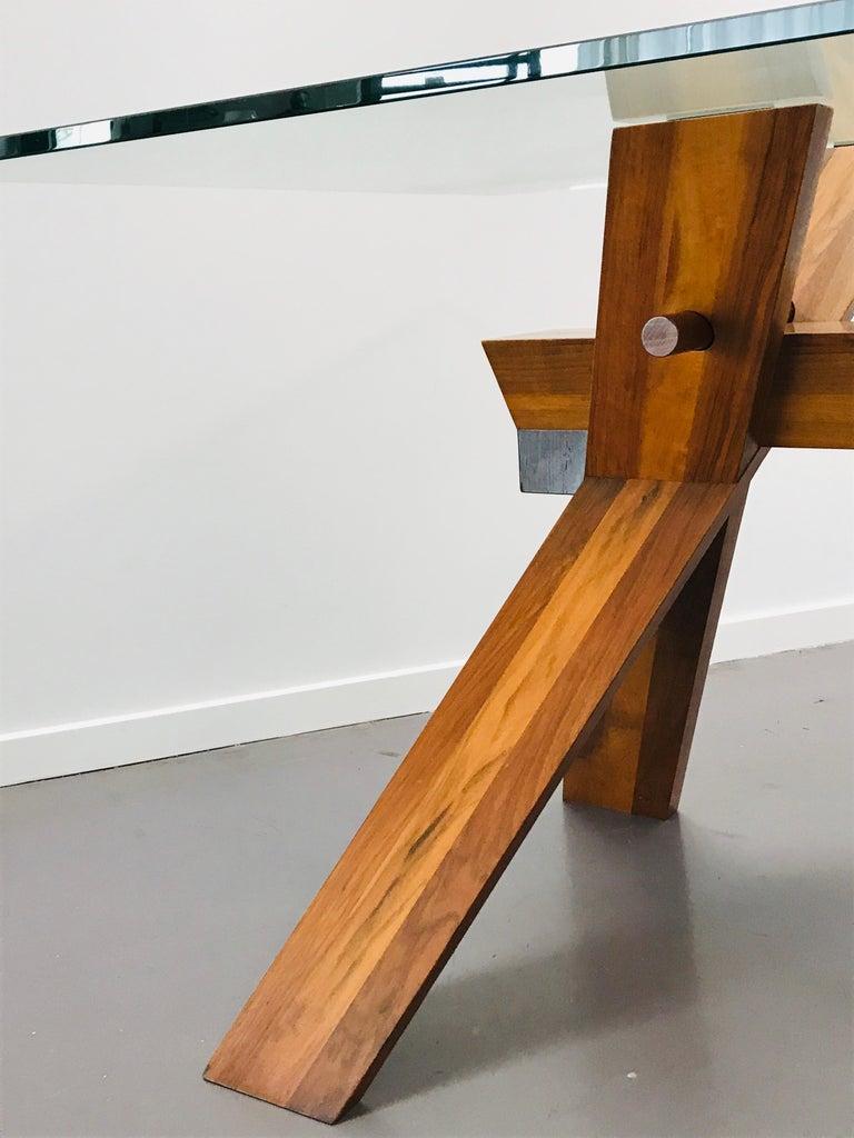 Piana Table Designed by Alfredo Simonit & Giorgio del Piero for Bross For Sale 6