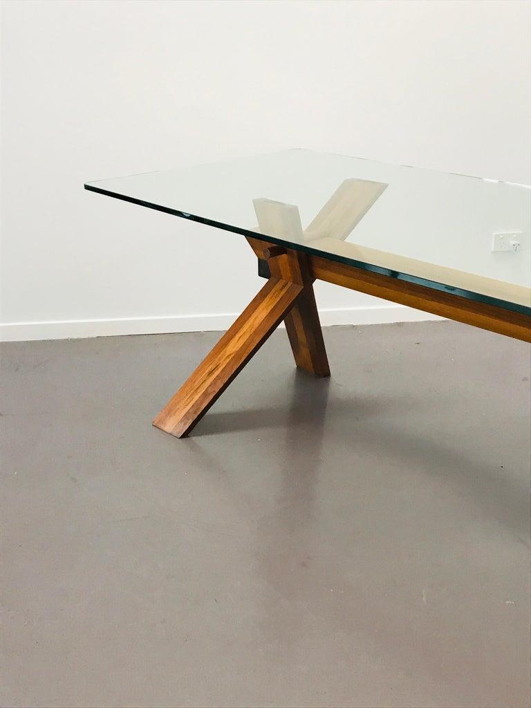 Piana-Tisch entworfen von Alfredo Simonit & Giorgio del Piero für Bross im Angebot 10