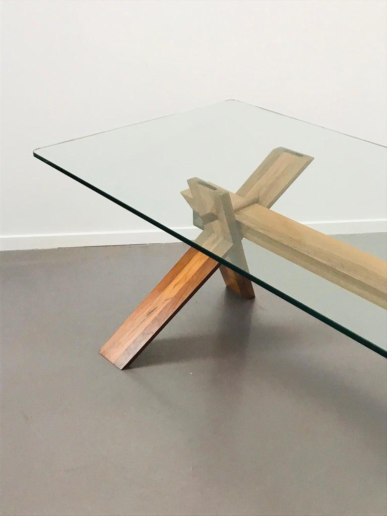 Piana-Tisch entworfen von Alfredo Simonit & Giorgio del Piero für Bross im Angebot 11