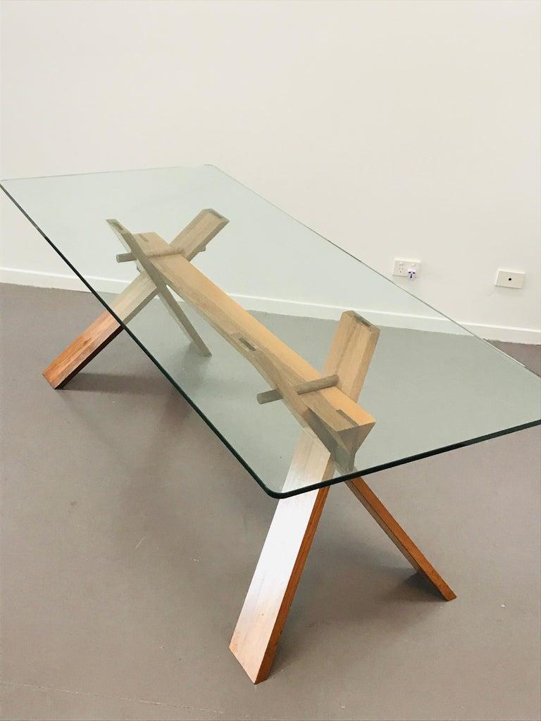 Piana-Tisch entworfen von Alfredo Simonit & Giorgio del Piero für Bross im Angebot 12