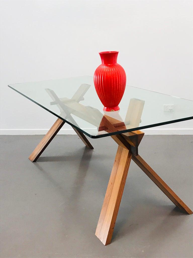 Cristal Table Piana conçue par Alfredo Simonit & Giorgio del Piero pour Bross en vente
