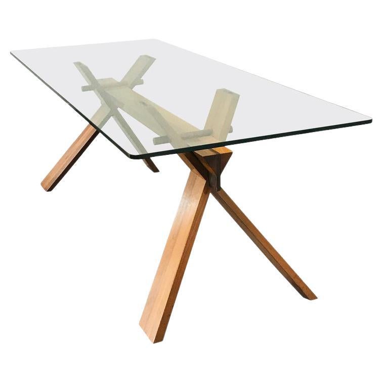 Piana Table Designed by Alfredo Simonit & Giorgio del Piero for Bross For Sale