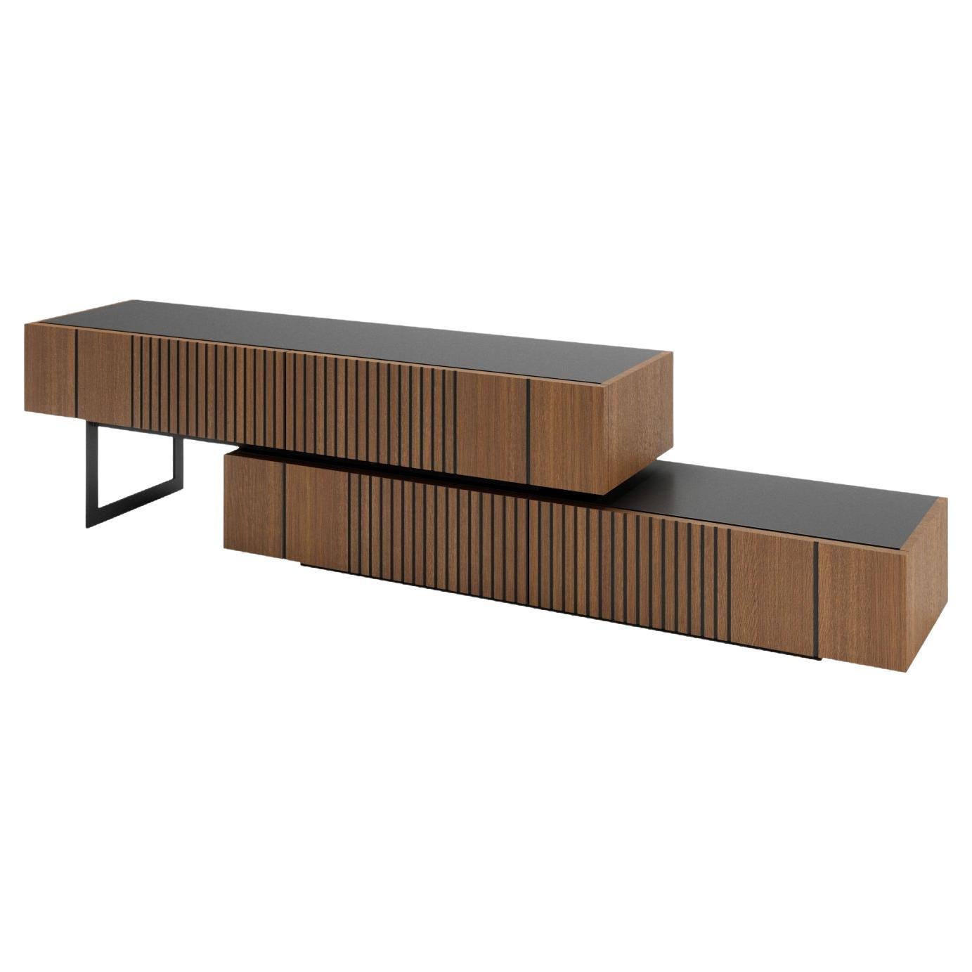 Piana TV Stand 2 tiroirs