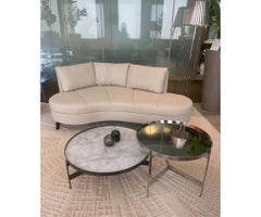 Pianca Abaco Round Chrome Coffee Table by Pianca Studio