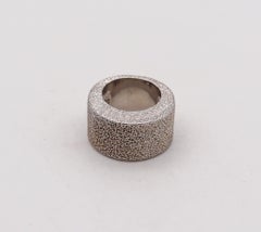 Anillo Escultural Pianegonda de Plata de Ley 925 Maciza Texturada