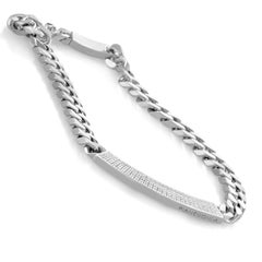 Pianegonda Sterling Silver Heavy Identity Necklace CA010674