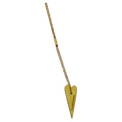 Pianegonda Herz-Halskette aus Gelbgold mit Diamanten
