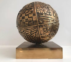 Kinetic Bronze Sculpture by Angelo Rinaldi