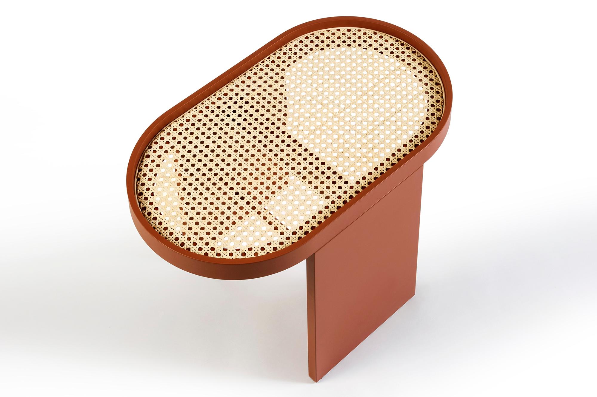 A collection of little furniture where cane is interpreted in an innovate way.