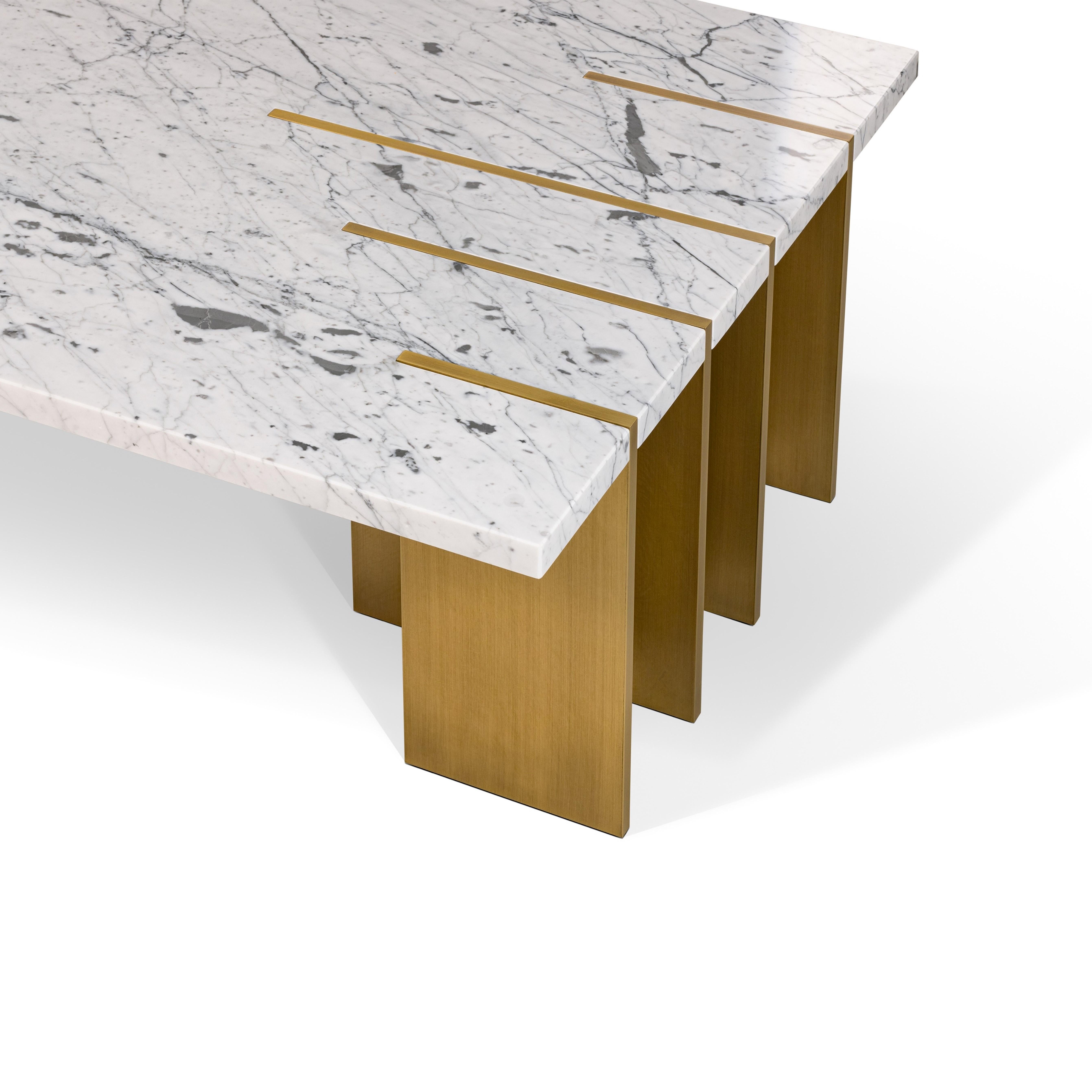 Portoghese Tavolino Pianista, Carrara (in stock), InsidherLand di Joana Santos Barbosa in vendita