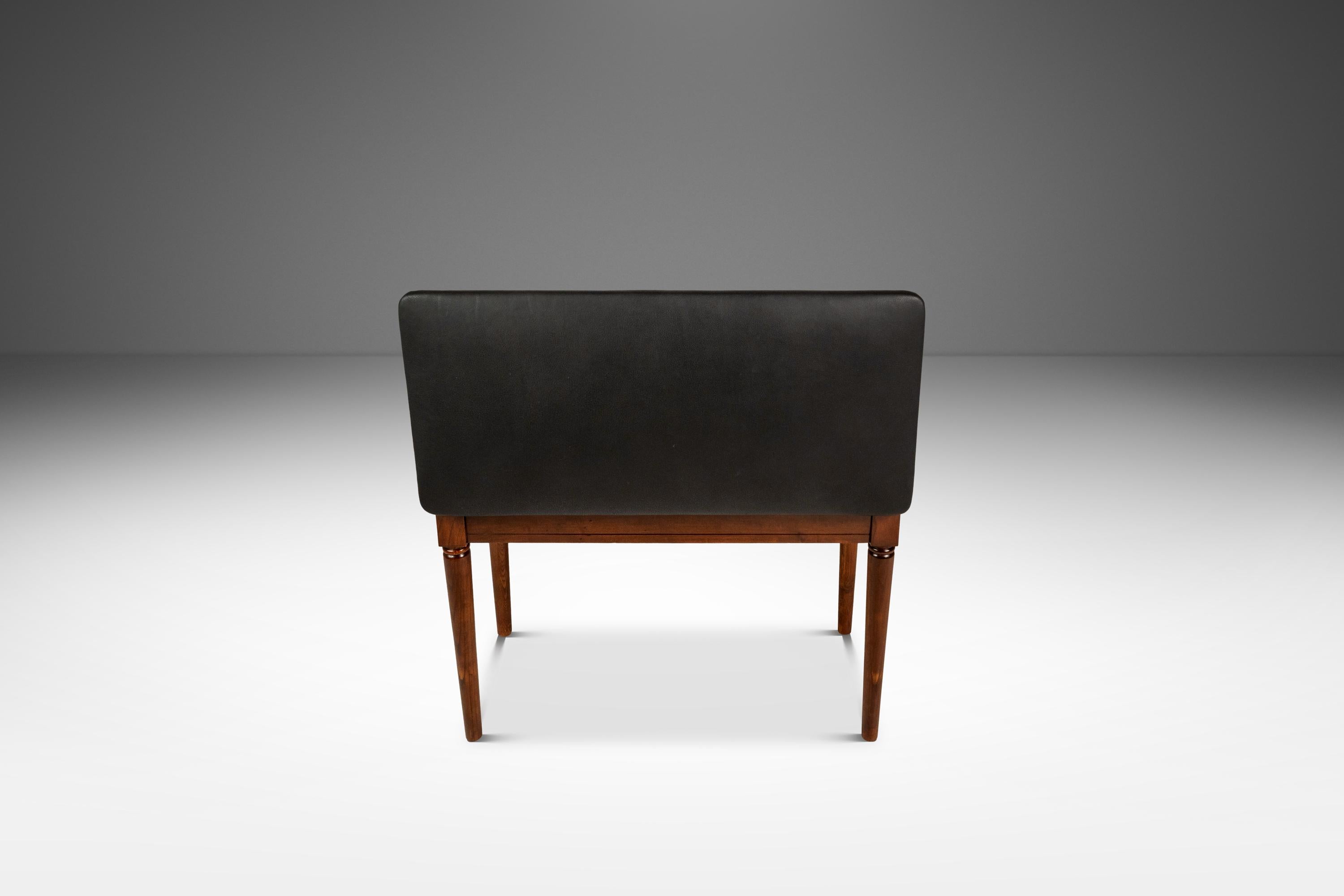 Piano Bench, Manual Arts Paired Well w/ Baldwin Acrosonic Piano, USA, c. 1960's For Sale 1