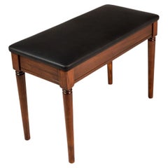 Piano Bench, Manual Arts Paired Well w/ Baldwin Acrosonic Piano, USA, c. 1960's Piano Bench, Manual Arts Paired Well w/ Baldwin Acrosonic Piano, USA, c. 1960's