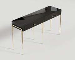 Tavolo consolle Piano Polished Bronze di Palena Furniture