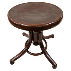 Swivel Piano Stool, Gebrüder Thonet, Signed, Around 1890, Austria