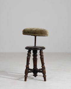 Piano Stool With Upholstered Seat, France, 1900-1909