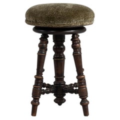 Piano Stool With Upholstered Seat, France, 1900-1909