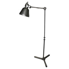 swing arm floor lamp, industrial style. 1960s