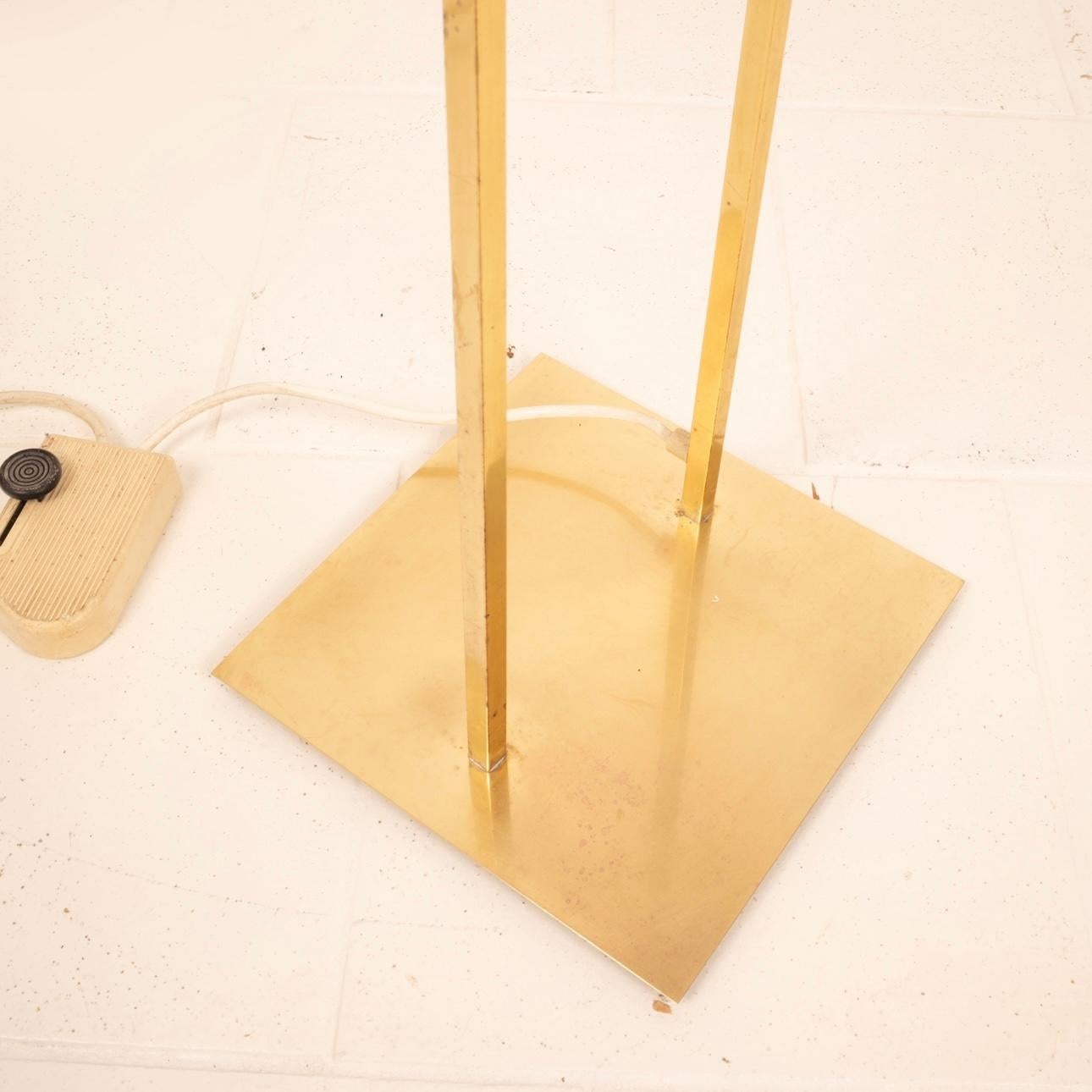 Floor Lamp in Solid Brass by Marco Zotta For Sale 5