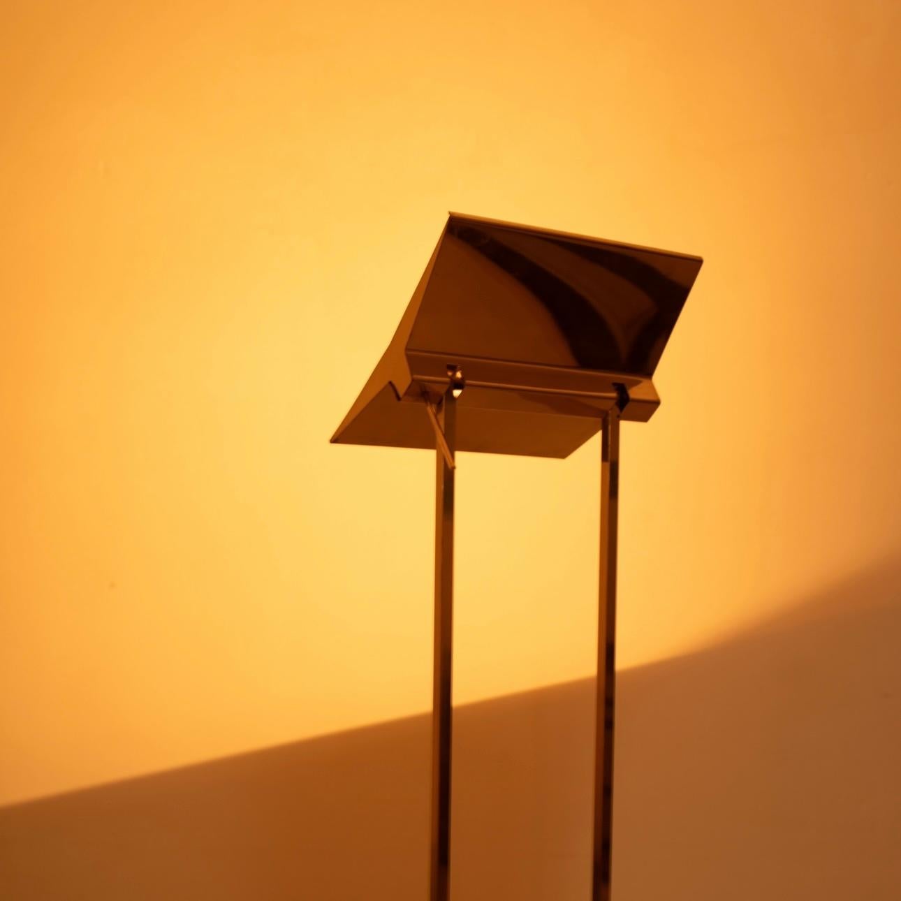 Floor Lamp in Solid Brass by Marco Zotta For Sale 8