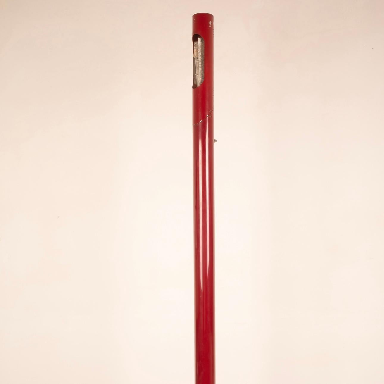 Late 20th Century Steel Floor Lamp by Reggiani, 1970 For Sale