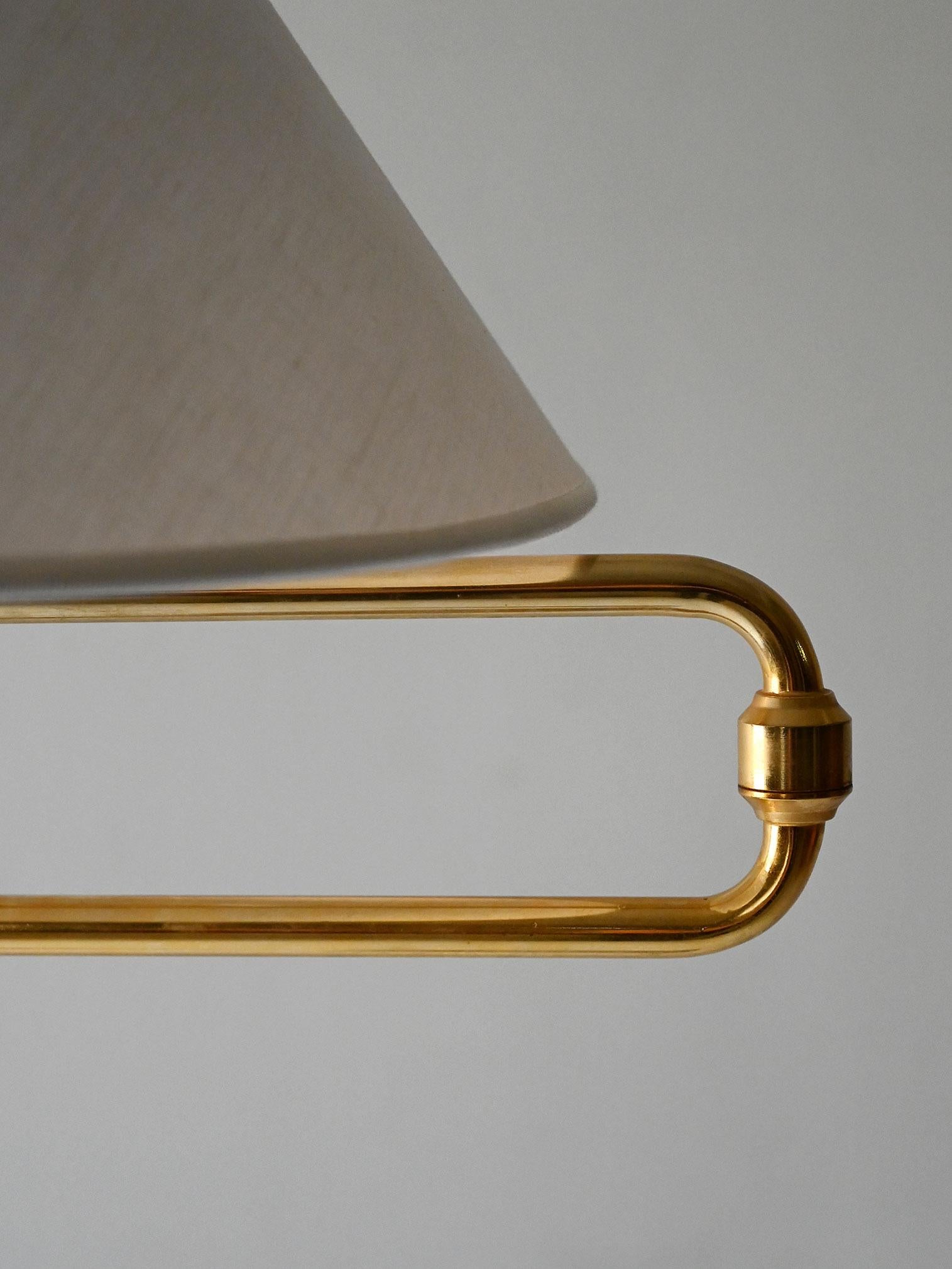 Mid-20th Century Piantana scandinava vintage anni 50 in ottone in vendita