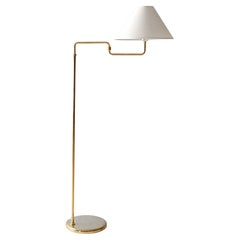 Piantana scandinava vintage anni 50 in ottone