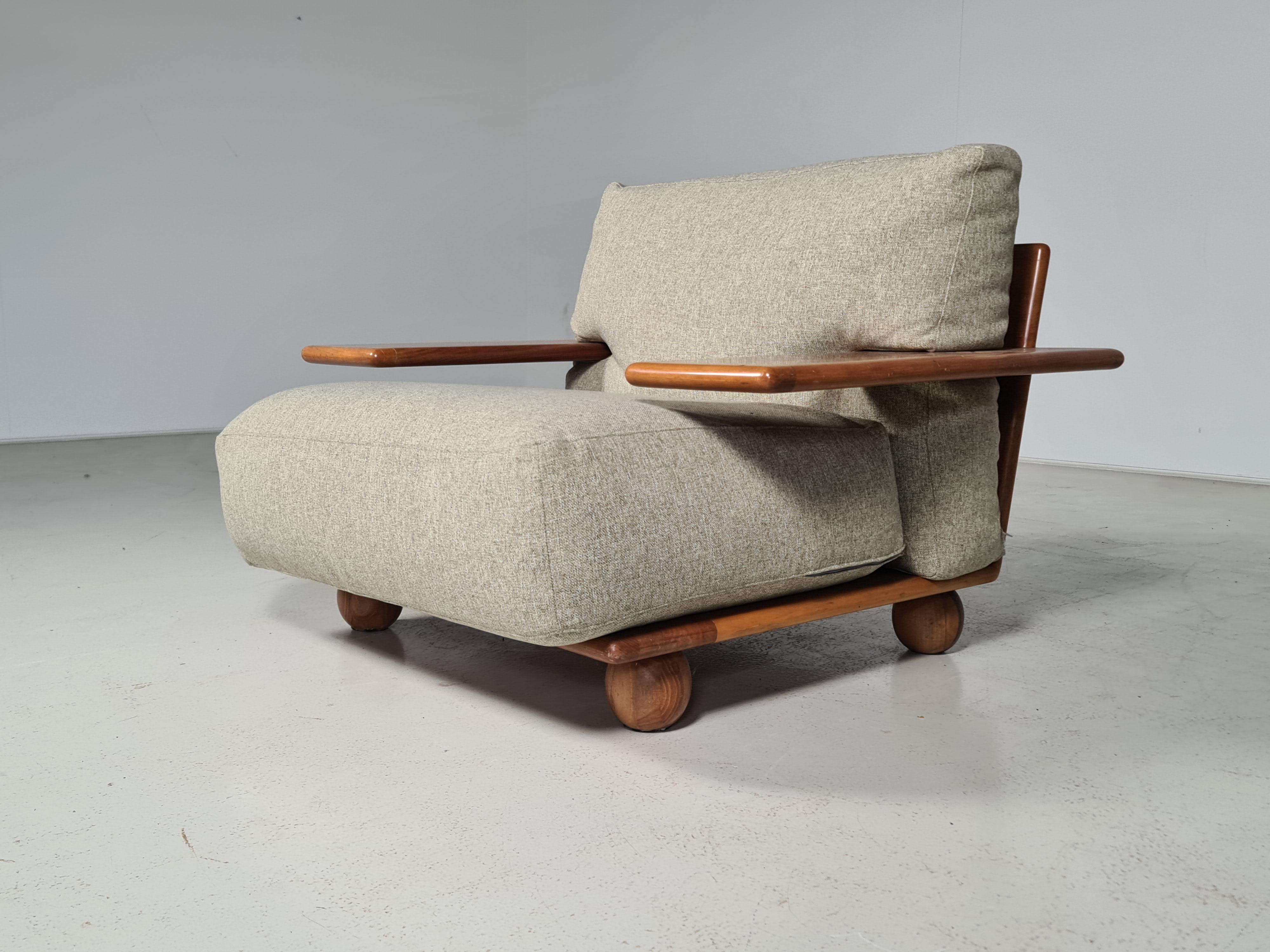 Mid-Century Modern Pianura Lounge Chair by Mario Bellini for Cassina, 1970s